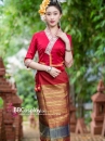Đồ Trang Phục Thái - Vân Nam Nữ Mẫu Đỏ