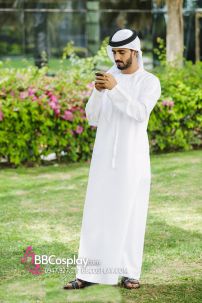 Đồ Truyền Thống Của UAE - Khăn Đội Đầu Trắng