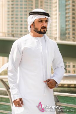 Trang Phục Truyền Thống Của UAE - Mẫu Chỉ Áo Cổ Tròn