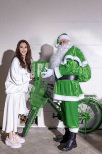 Bộ Ông Già Noel Xanh Lá Siêu Cấp