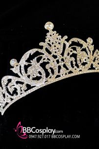 Vương Miện Tiara Bạc Trắng
