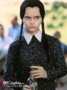Tóc Giả Đen 2 Bím Không Mái-  Wednesday Addams – The Addams Family Films (1991-1993)