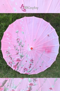 Dù Vải Hồng Hoa Đào