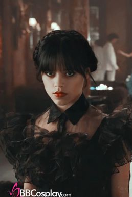 Tóc Giả Đen 2 Bím - Wednesday Addams 2022