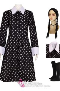 Đầm Đen Wednesday Addam - Có Size Cho Bé