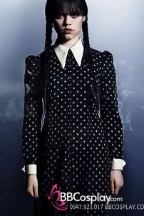 Đầm Đen Wednesday Addam - Có Size Cho Bé