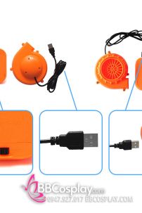 Quạt Và Hộp Pin Khủng Long Bạo Chúa Bơm Hơi