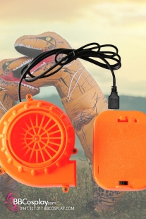 Quạt Và Hộp Pin Khủng Long Bạo Chúa Bơm Hơi