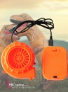 Quạt Và Hộp Pin Khủng Long Bạo Chúa Bơm Hơi