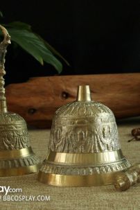 Linh Đồng Tây Tạng - Chuông Đồng Chạm Khắc Tinh Xảo