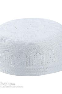 Nón Cầu Nguyện Kufi - Màu Trắng