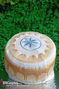 Nón Cầu Nguyện Kufi - Màu Vàng