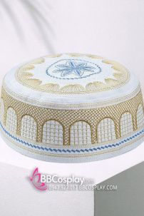 Nón Cầu Nguyện Kufi - Màu Vàng