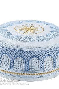 Nón Cầu Nguyện Kufi - Màu Xanh Dương