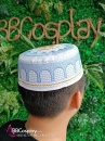 Nón Cầu Nguyện Kufi - Màu Xanh Dương
