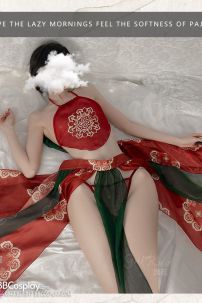 Đồ Cổ Trang Sexy Gợi Cảm Phong Cách Đôn Hoàng Phi Thiên Xanh Đỏ