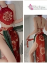 Trang Phục Cổ Trang Sexy Gợi Cảm Phong Cách Đôn Hoàng Phi Thiên Xanh Đỏ