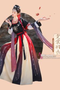 Đồ Múa Hằng Nga Cựu Mộng Hương Mặc Hắc