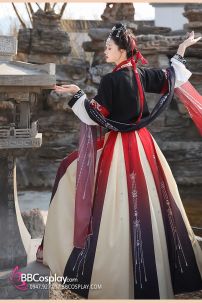 Đồ Múa Hằng Nga Cựu Mộng Hương Mặc Hắc