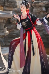 Đồ Múa Hằng Nga Cựu Mộng Hương Mặc Hắc