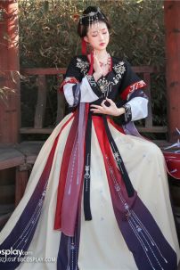 Đồ Múa Hằng Nga Cựu Mộng Hương Mặc Hắc