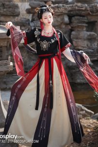 Đồ Múa Hằng Nga Cựu Mộng Hương Mặc Hắc