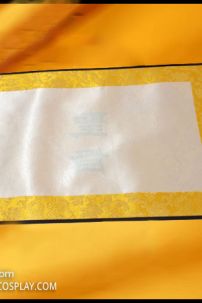 Thánh Chỉ Gấm Vàng In Song Long Kèm Chữ Thánh Chỉ - Màu Vàng