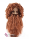 Bộ Râu Tóc Người Rừng Tarzan - Râu Tóc Hoá Trang Thổ Dân - Màu Nâu