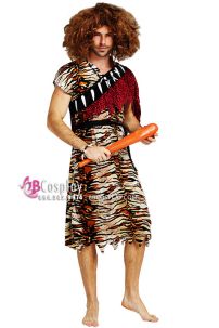 Bộ Râu Tóc Người Rừng Tarzan - Râu Tóc Hoá Trang Thổ Dân - Màu Đen