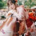 Áo Kimono Nhật Nền Trắng Hoa Cam Tặng Kèm Thắt Lưng