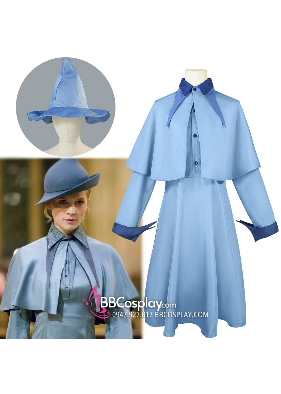 Trang Phục Học Viện Pháp Thuật Beauxbatons - Harry Potter