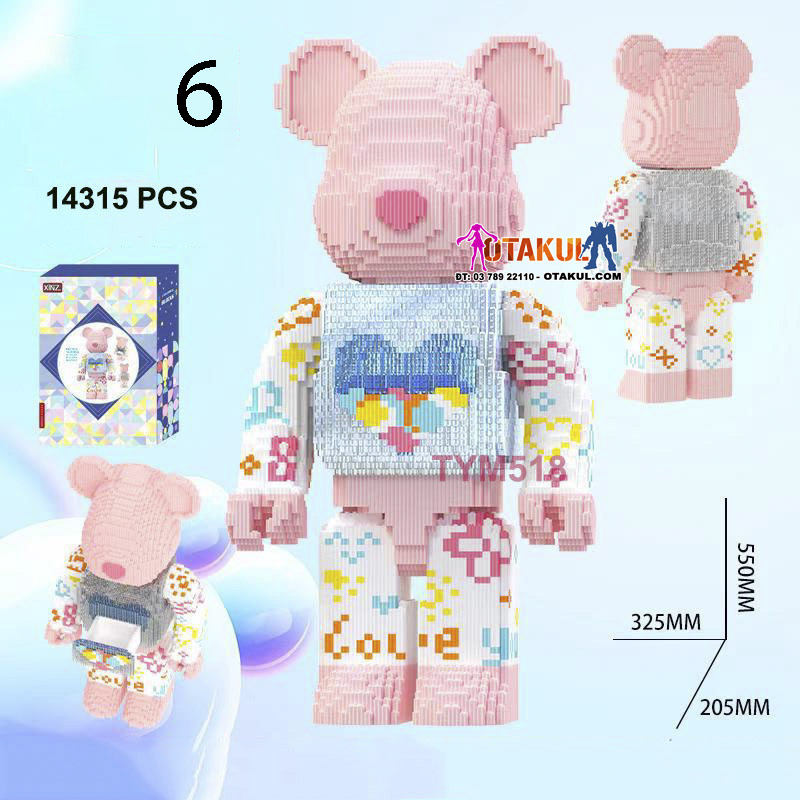 Mô Hình Lắp Ráp Lego Bearbreak Dễ Thương Lovely Loại Lớn