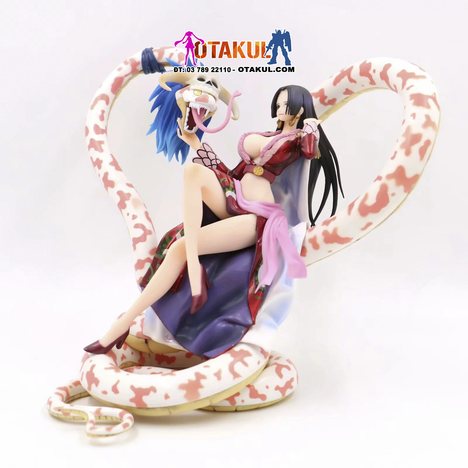Mô Hình Boa Hancock Nữ Hoàng Hải Tặc Figure Ngồi Trên Lưng Rắn Anime One Piece
