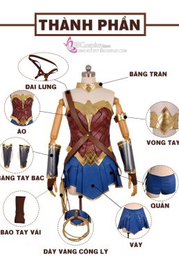 Trang Phục Wonder Woman - Bản Comic