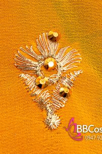 Đồ Ấn Độ - Sari Ấn Độ Cam