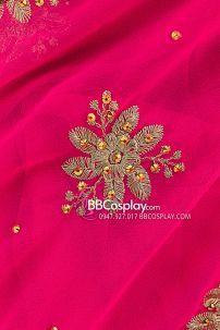 Đồ Sari Ấn Độ Màu Hồng