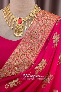 Đồ Sari Ấn Độ Màu Hồng