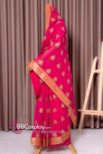 Đồ Sari Ấn Độ Màu Hồng