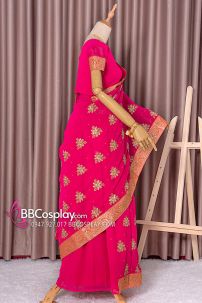 Đồ Sari Ấn Độ Màu Hồng