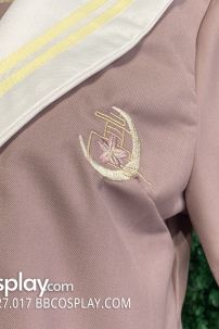 Tramg Phục Nữ Sinh Hồng Ruốc Váy Trắng Siêu Cuteee Size Lớn