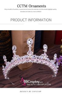 Vương Miện Tiara Crystal