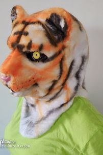 Mặt Nạ Thú Con Hổ - Mẫu Lông Full Đầu