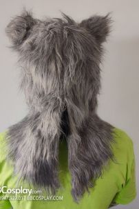 Mặt Nạ Thú Sói Xám- Mẫu Lông Full Đầu