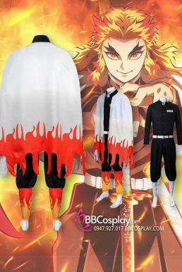 Đồ Cosplay Viêm Trụ Rengoku Kyoujurou - Kimetsu No Yaiba