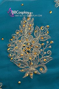 Đồ Sari Ấn Độ Màu Xanh