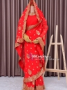 Đồ Saree Ấn Độ Đỏ Hàng Nhập Từ Ấn