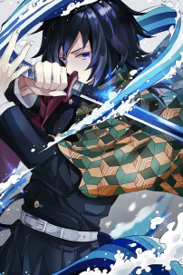 Trang Phục Cosplay Tomioka Giyuu - Kimetsu No Yaiba