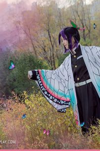 Trang Phục Cosplay Trùng Trụ Kochou Shinobu - Kimetsu No Yaiba