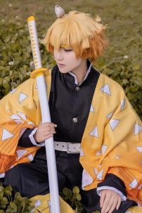 Trang Phục Cosplay Agatsuma Zenitsu - Kimetsu No Yaiba