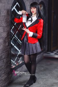 Trang Phục Cosplay Yumeko Jabami Trong Kakegurui (Học Viện Đỏ Đen)